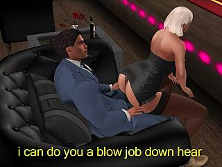 AT THE NIGHT CLUB, THE WIFE GIVES A CHEATING LAP DANCE.