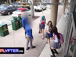 I felt excited during the halloween costume casting with curvy Violet Spice and Marcelo in anal finger play.