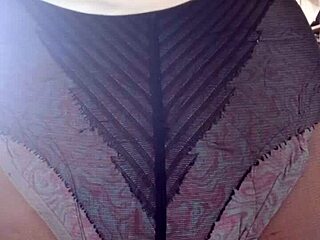 elza kom worships huge ebony ass in nylon leggings fetish homemade bedroom scene with fat babe asshole details