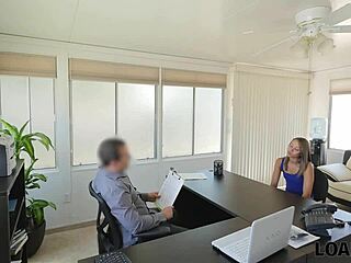 loan4k cutie liza tastes dick in office