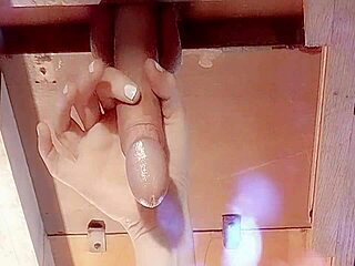 Milking My Cock With Handjob And Blowjob Until I Swallow Cum In Mouth! Pre Cum Leaks Everywhere!