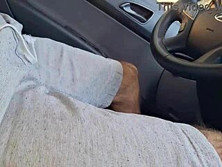 Risky Public Masturbation For Hot Redhead