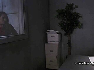 dirty lesbian cop punishes bound suspect with strapon anal