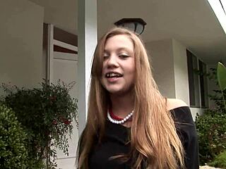 Teen Allison Lane Takes Internal Cumshot