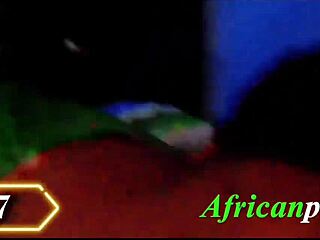 Ebony woman gets fucked hard by big black cock in homemade scene.