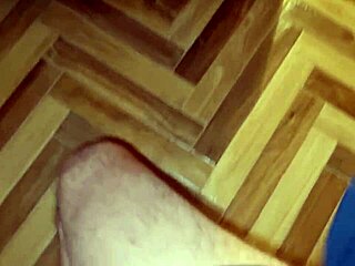 Stepmother drinks cumshot in bedroom