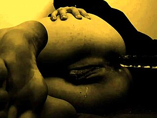 wet pussy and anal with dildo in erotic nightmare.