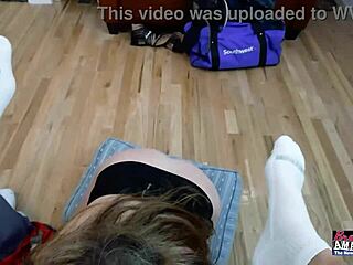 Big-Titted Blonde Gwen Deepthroats Cock and Takes Pussy Pounding
