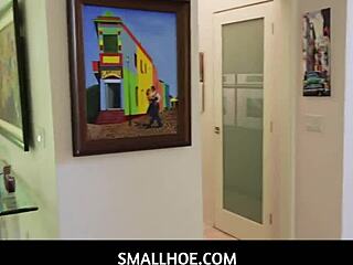 Petite Asian Beauty Mina Luxx Sucks Boyfriend's Thick Cock After Hide And Seek Game