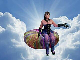 gilf carmen angel takes missionary pounding in pov until creampie drips from her bbw pussy