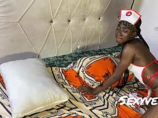 skinny teen nurse in hospital quickie with big cock patient