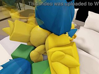 Furry Noob Couple with Big Tits and Ass Fucking Big Cock in Modern Robloxian House