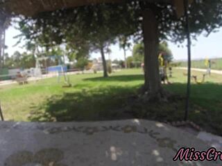 i touch my stepfather's cock naked in the park!