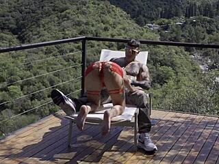 my wife surprised me with hot red lingerie and her big ass