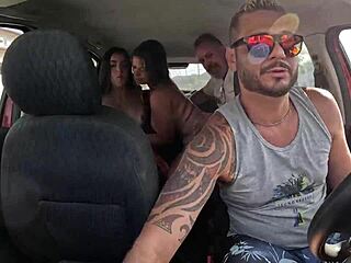 Ted Scores a Ride with Mari and Chell, Bangs a Hot Teen in Backseat!