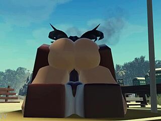 Roblox Camping Scene Near Campfire