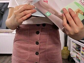 Girl Plays With Balloons In Pantyhose