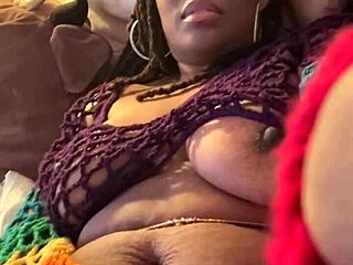 Homemade Ebony Amateur Squirt Solo with Dildo on Big Ass