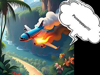 animated comic lost in jungle adventure