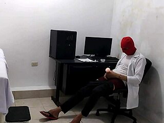 Perverted Doctor Jerks Off After Treating Cute Patient