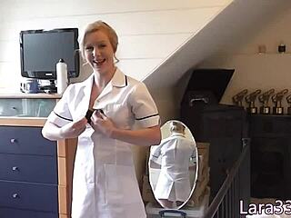 Uk Mature Nurse Fingerfucked Stockinged Babe