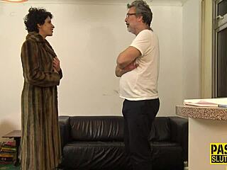 Tied up and blindfolded milf sub is fingered