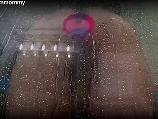 i spied on my chubby roommate using her new dildo in the shower, almost dropping my phone – did she catch me?