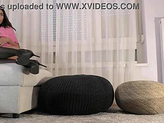 Hottest Brunette College Girl Masturbates In Lingerie