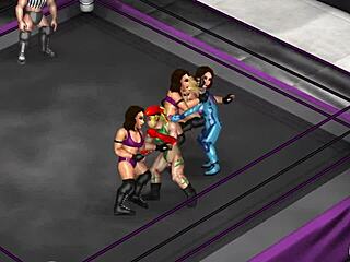 fire pro wrestling world 18 ryona cammy and samus