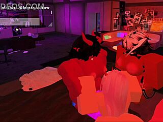 Two Futanari Fuck Slut In Threesome