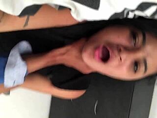 Real Homemade Sex with a Cute College Student Featuring Big Cock and Cum