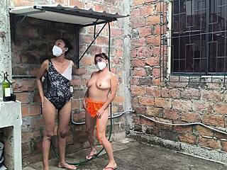 Neighbors Diplomacy Ends in Shower Excitement