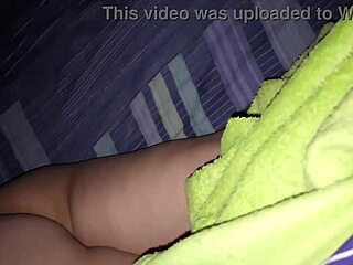 Latina Teacher And Young Student In Taboo Dorm Lingerie Scene On Bed