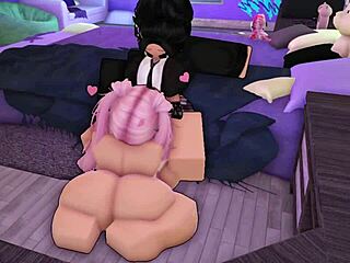 Getting Mounted And Throatfucked By Horny Futanari