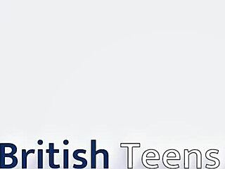 British teen gets naughty with dildo in bath.