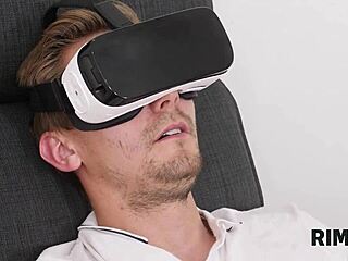 Rim4k Girl Boldly Gives Rimming To Man Jerking Off To Vr Porn