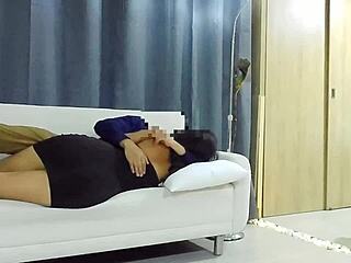 I see this beautiful latina with a big ass in a black dress shaking during our homemade photoshoot.