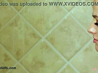 Drop Dead Gorgeous Blonde Takes A Steamy Shower