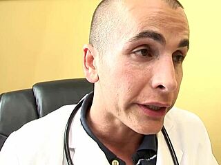 Brunette Milf In Lingerie And Stockings Gets Fingered And Fucked By Doctor With Cumshot Facial