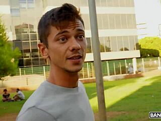 Tattooed brunette Saba Lapiedra takes big cock anal pounding with ass to mouth and messy facial outdoors