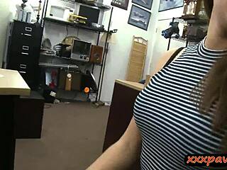 Sexy Babe in Heels Gets Drilled by Pawn Man - Is This Your Fantasy?