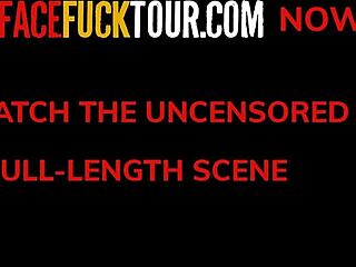 Kinky Blonde Pornstar Lisi Kitty Demands Hard Face and Throat Fuck with Gagging Swallow