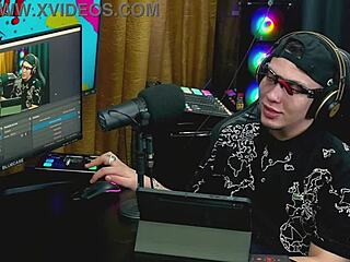 Branquinha da Viamms Bent Over on Podcast Table! Tiny Panties Reveal Her Wet Pussy So Horny!