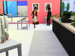 Cinderella Milf Feels Intense Passion from Hardcore Anal Fucking and Licking in Shoe Store