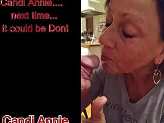 Does Mature Milf Candi Annie Suck Cock on Demand and Swallow Mouthful Cum?