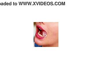 British teen with big natural tits rides lucky guy's face in first-time cunilingus