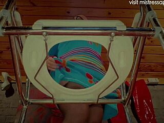 Can You Handle Watching This Ebony Mistress Dominate Her Bound Slave with Enema Punishment?