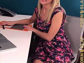 Khloe Kapri skips her studies for a wild fuck session with huge cock. She takes it deep in her shaved pussy.