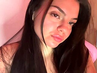 teen gamer girl fingers her pussy in dorm room solo