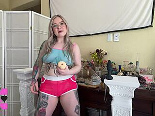 Blonde Babe with Blue Eyes Gives Dirty Talk Femdom Joi